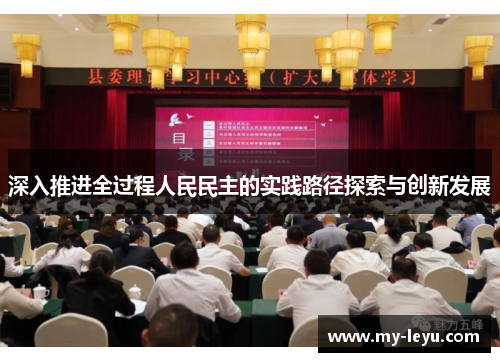 深入推进全过程人民民主的实践路径探索与创新发展